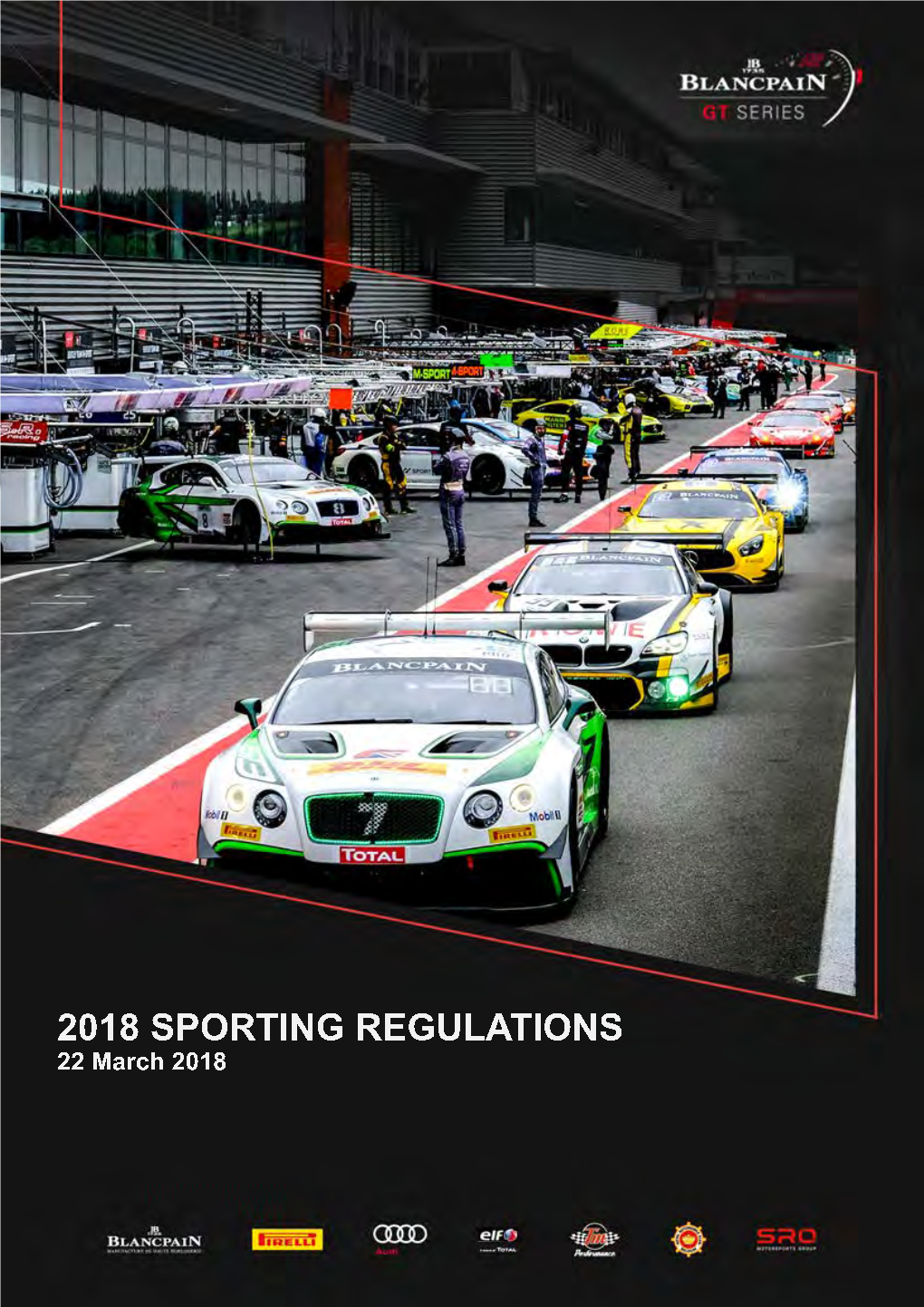 S02 Blancpain GT Series 2018 Sporting Regulations