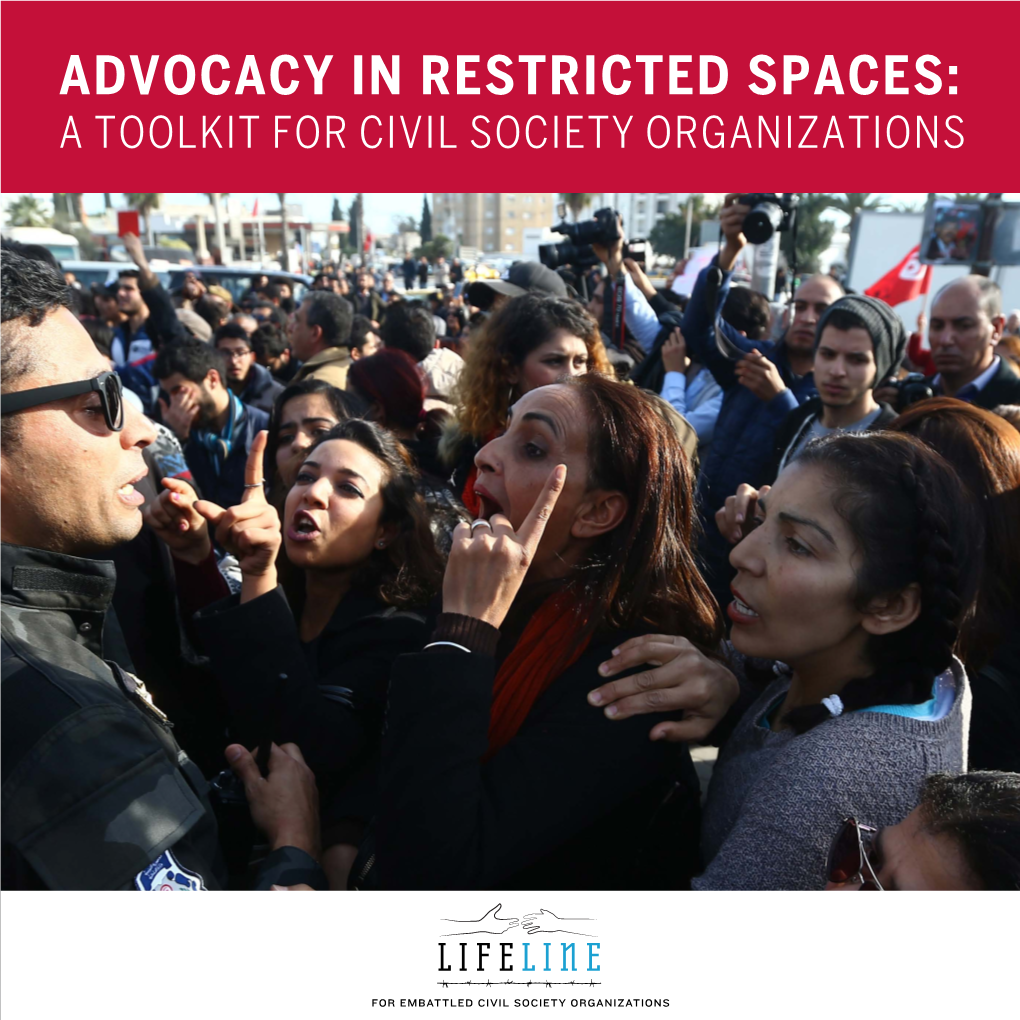 Advocacy in Restricted Spaces: a Toolkit for Civil Society Organizations