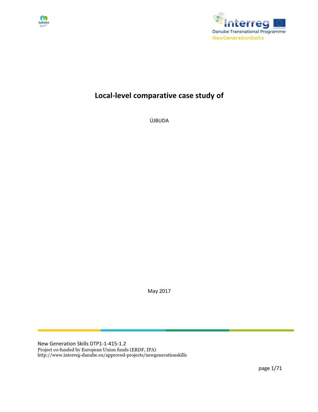 Local-Level Comparative Case Study Of