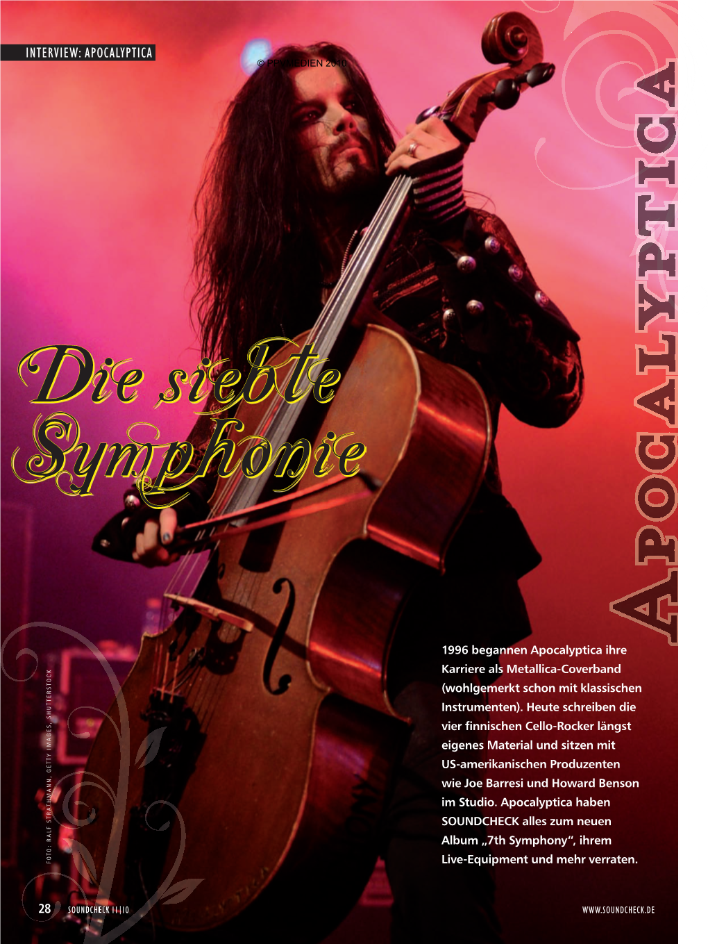 Interview: Apocalyptica © Ppvmedien 2010