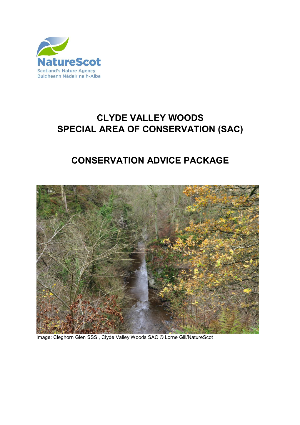 Conservation Advice Package