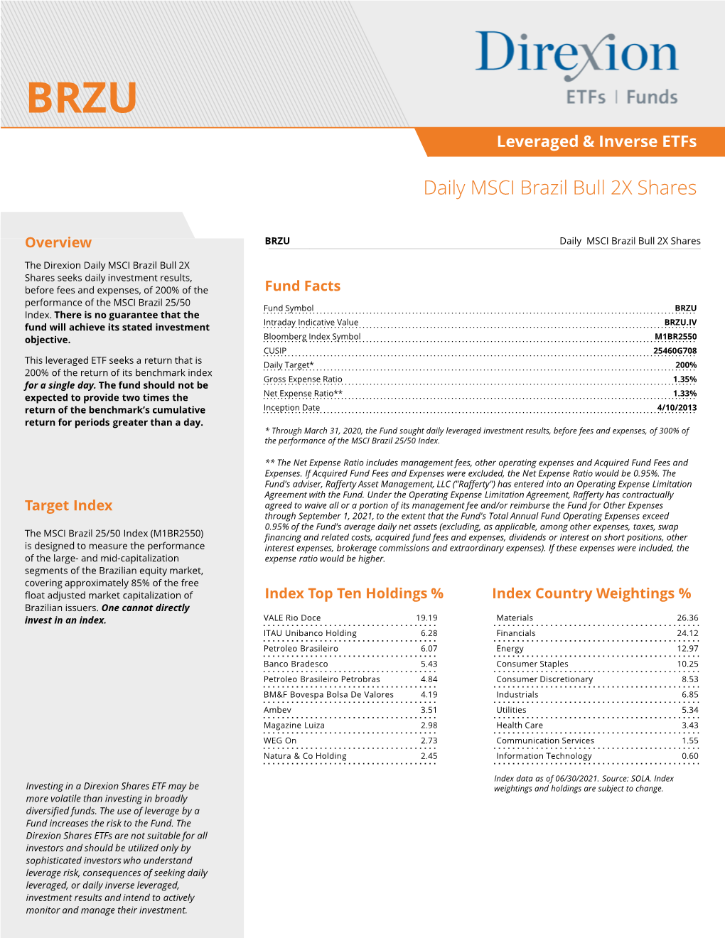 BRZU Fact Sheet