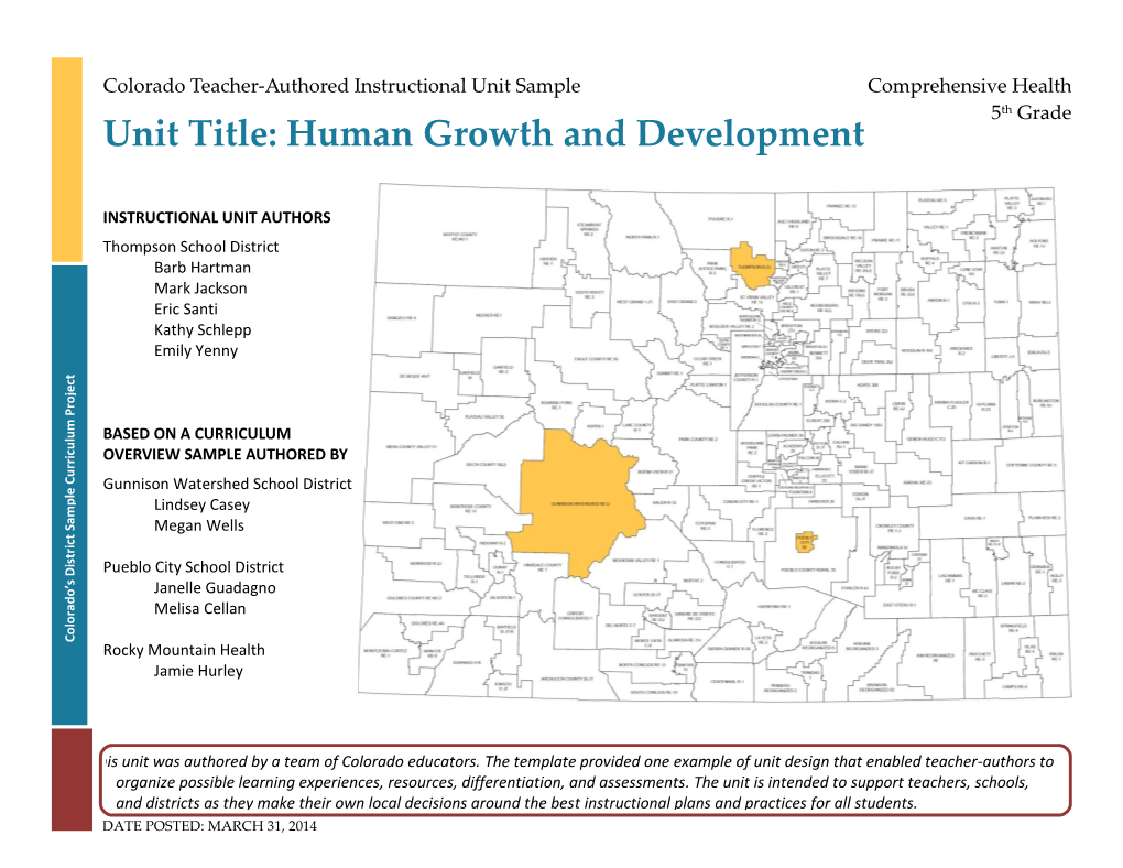 Human Growth and Development