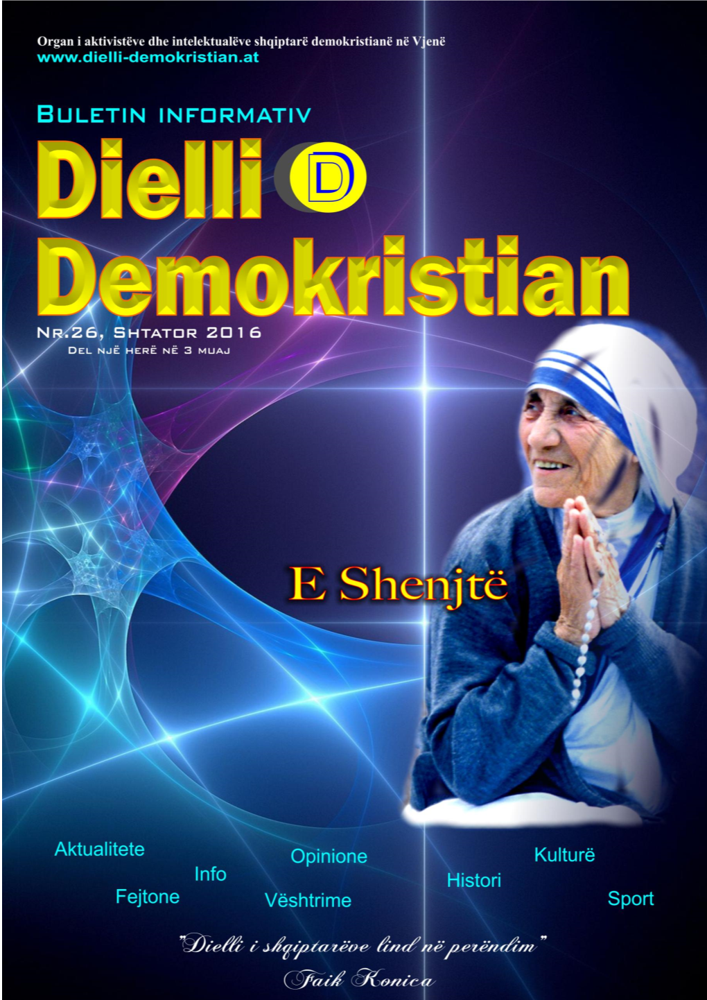 Revista DIELLI DEMOKRISTIAN Nr. 26: Vjenë, Shtator 2016