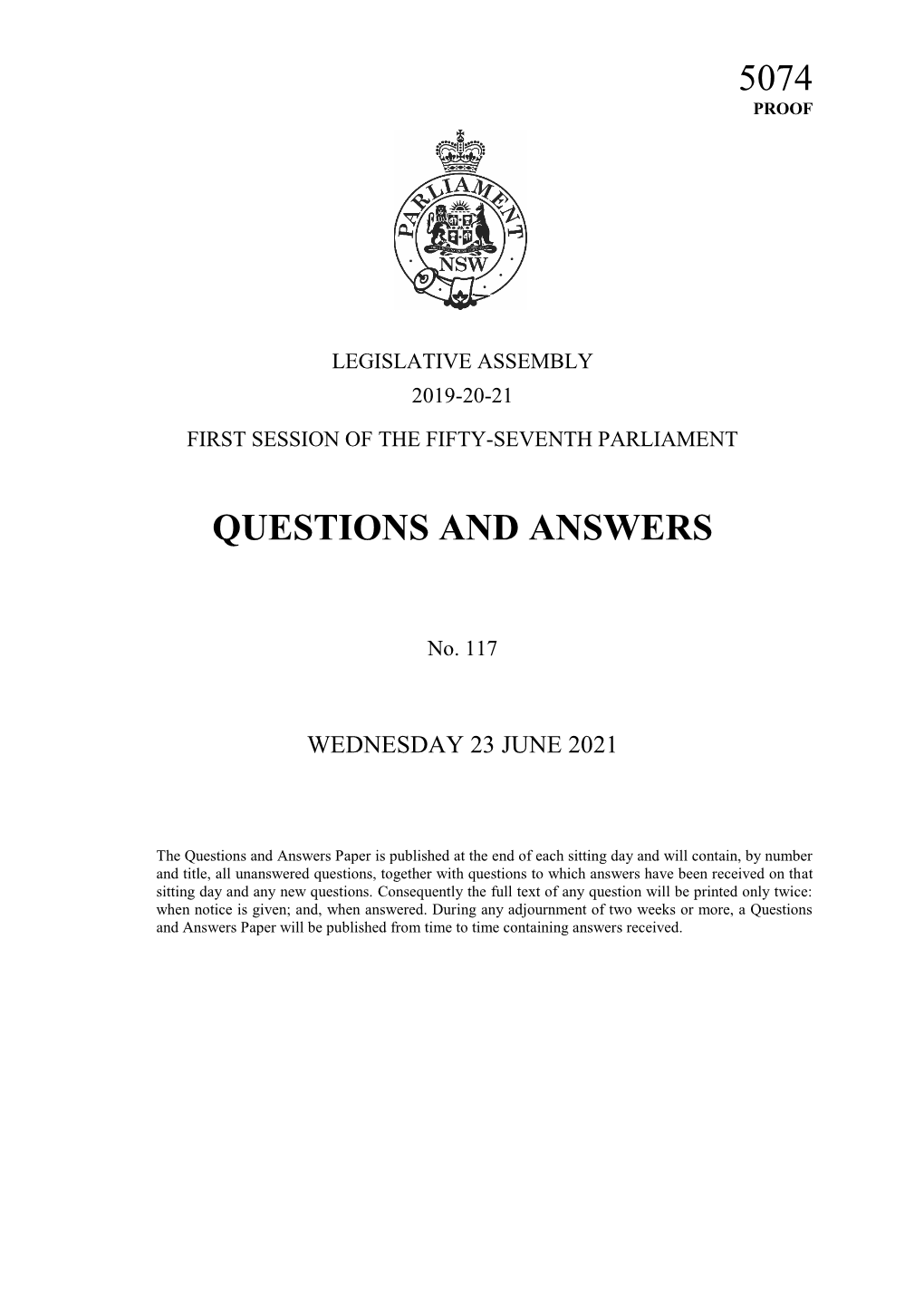 5074 Questions and Answers