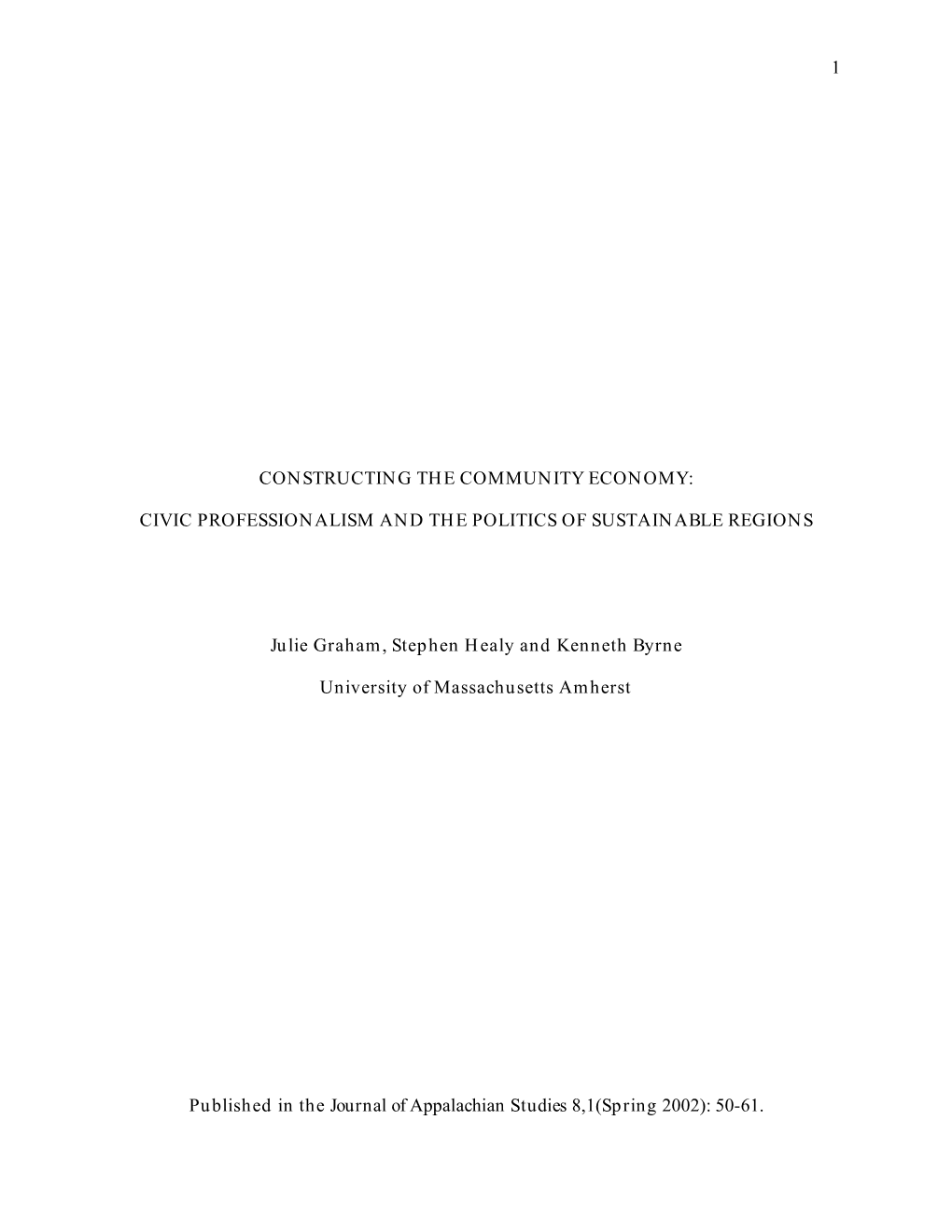 Constructing the Community Economy.Pdf