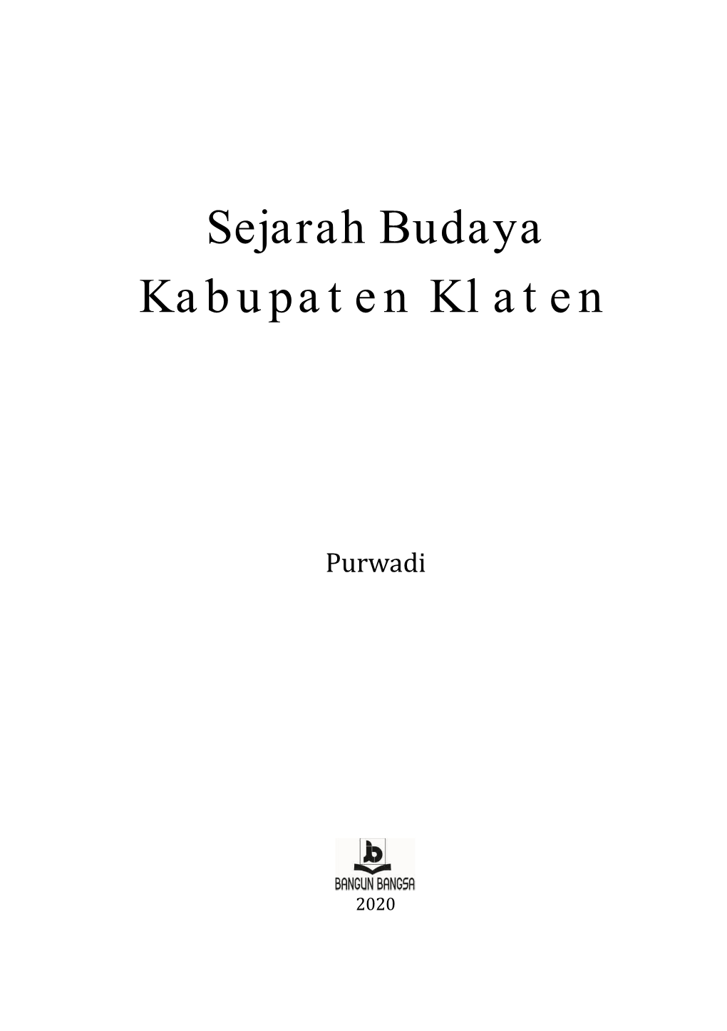 Sejarah Budaya Kabupaten Klaten