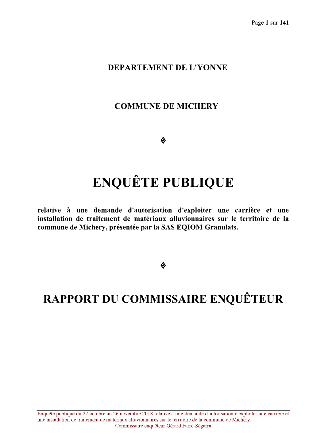 Enquête Publique