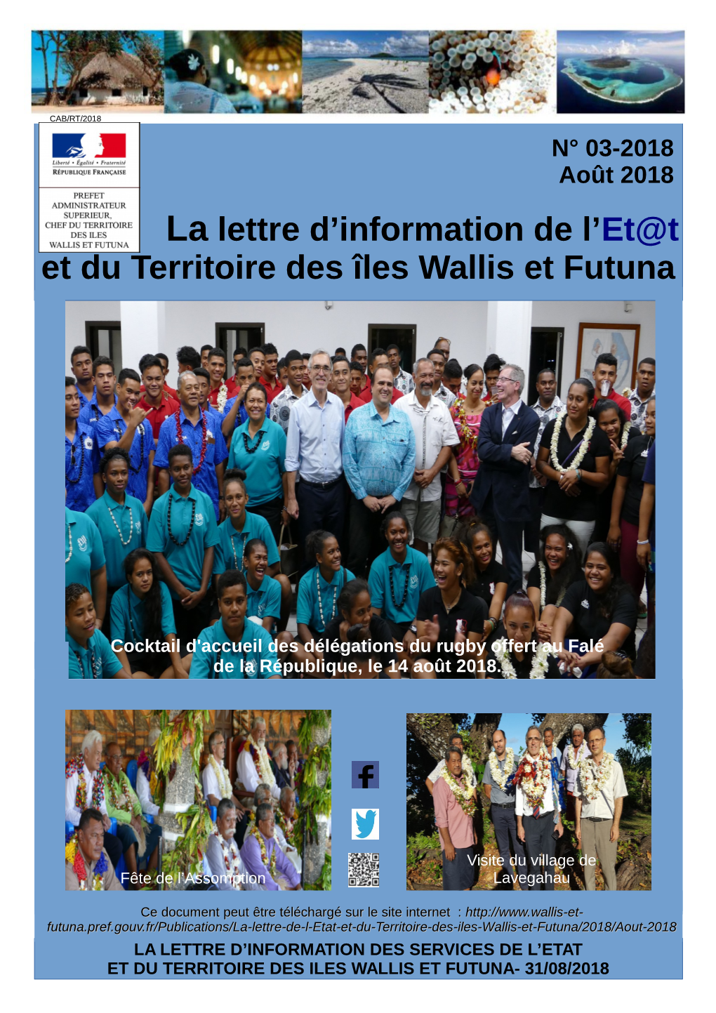 La Lettre D'information De L'et@T Et Du Territoire Des Îles Wallis Et Futuna