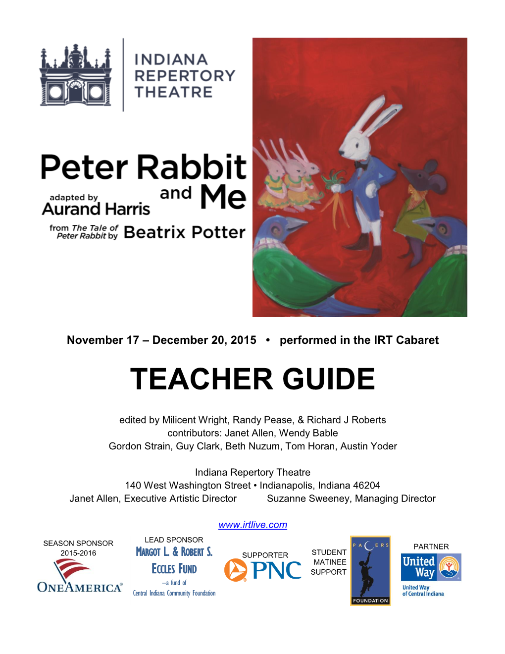 IRT Teacher Guide for Peter Rabbit and Me.Pdf