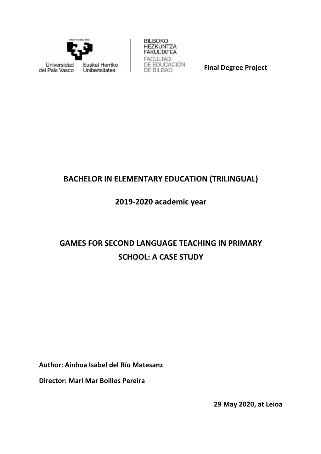 Bachelor in Elementary Education (Trilingual)
