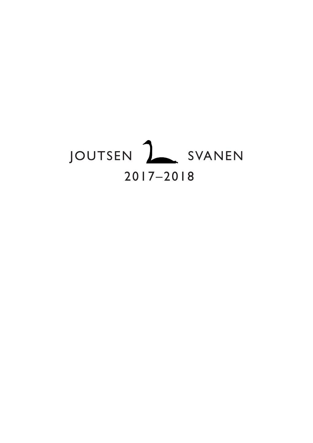 Joutsen Svanen 2017–2018 Joutsen Svanen 2017–2018