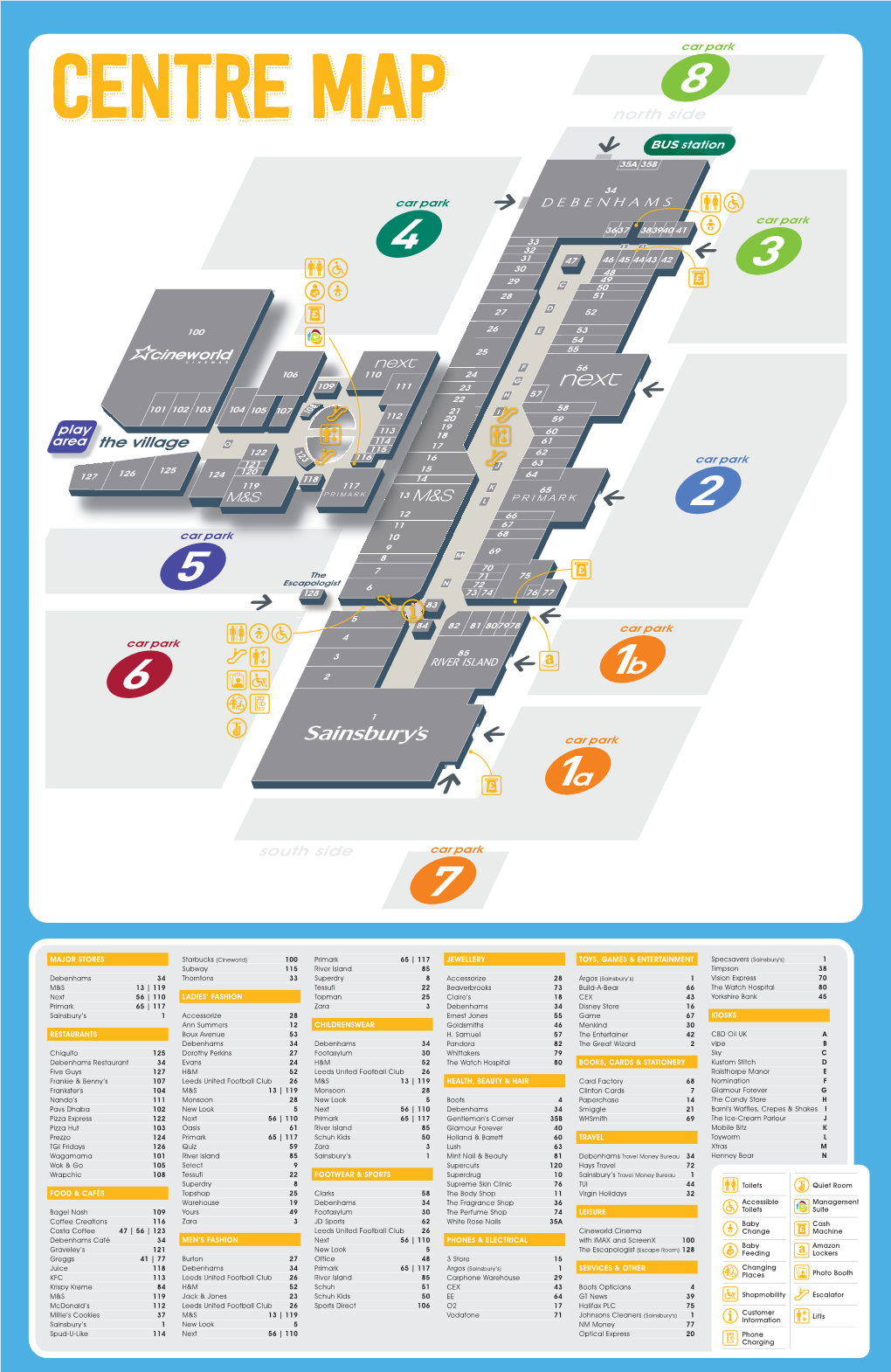 CENTRE MAP North Side