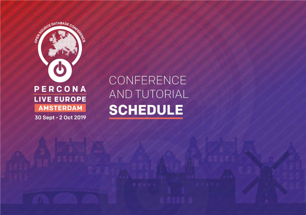 Perconaliveeurope2019-Schedule