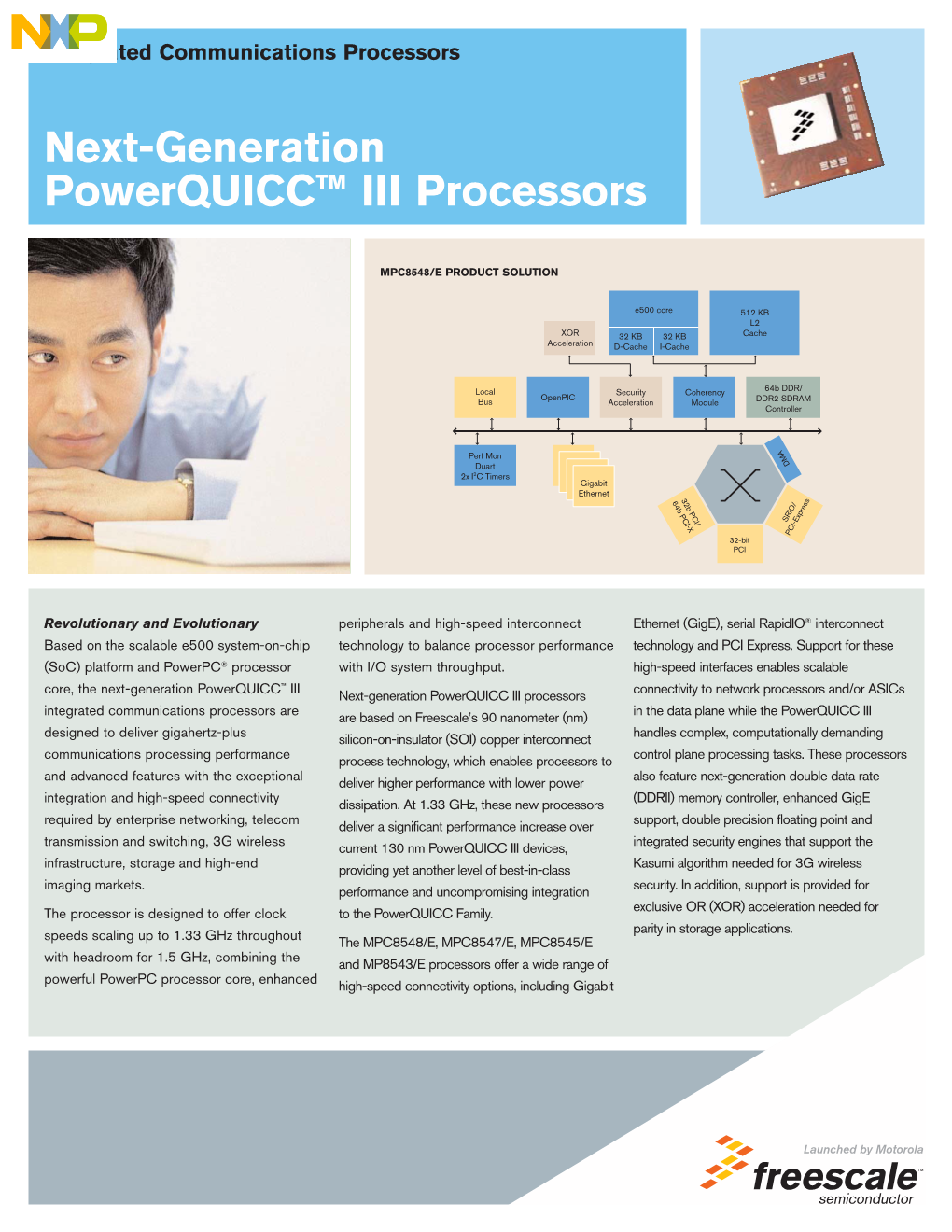 Next-Generation Powerquicc™ III Processors