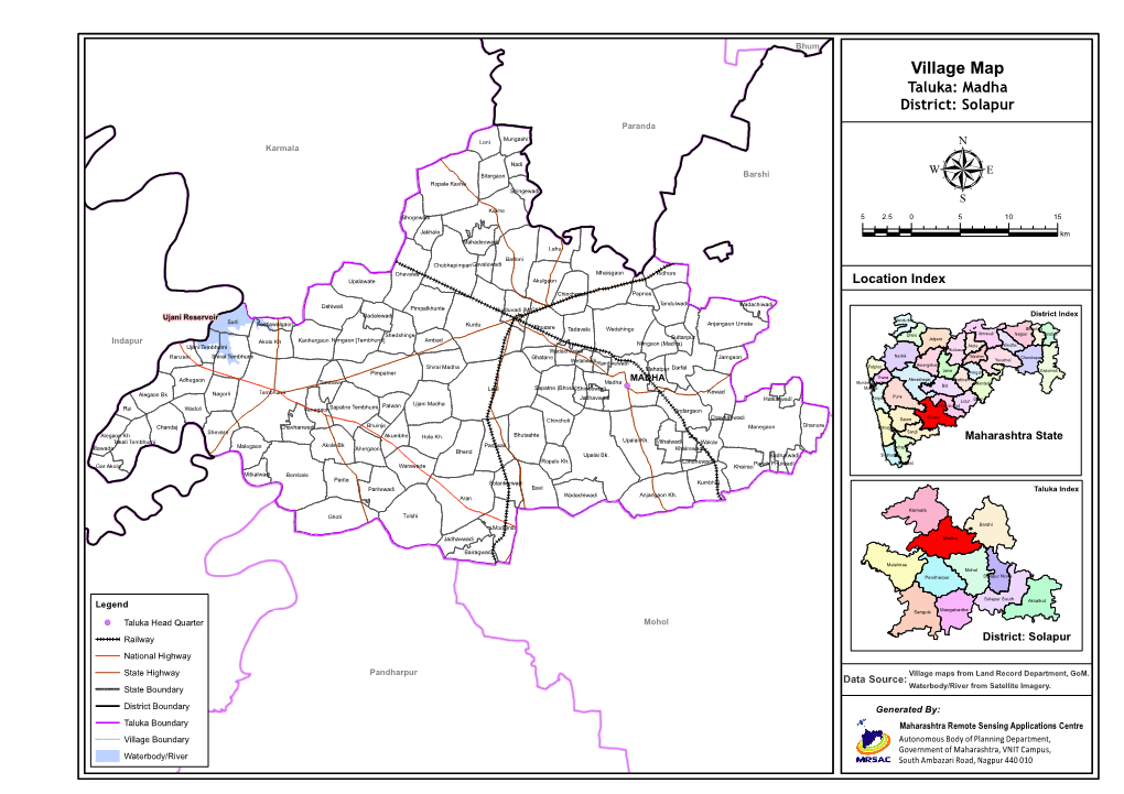 Village Map Taluka: Madha