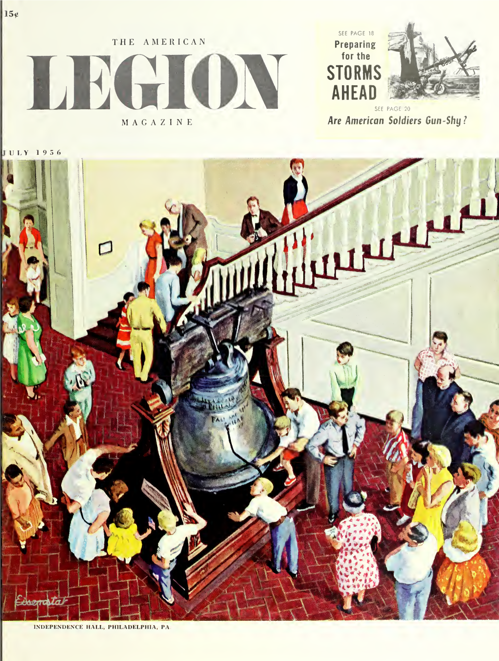 The American Legion Magazine [Volume 61, No. 1 (July 1956)]