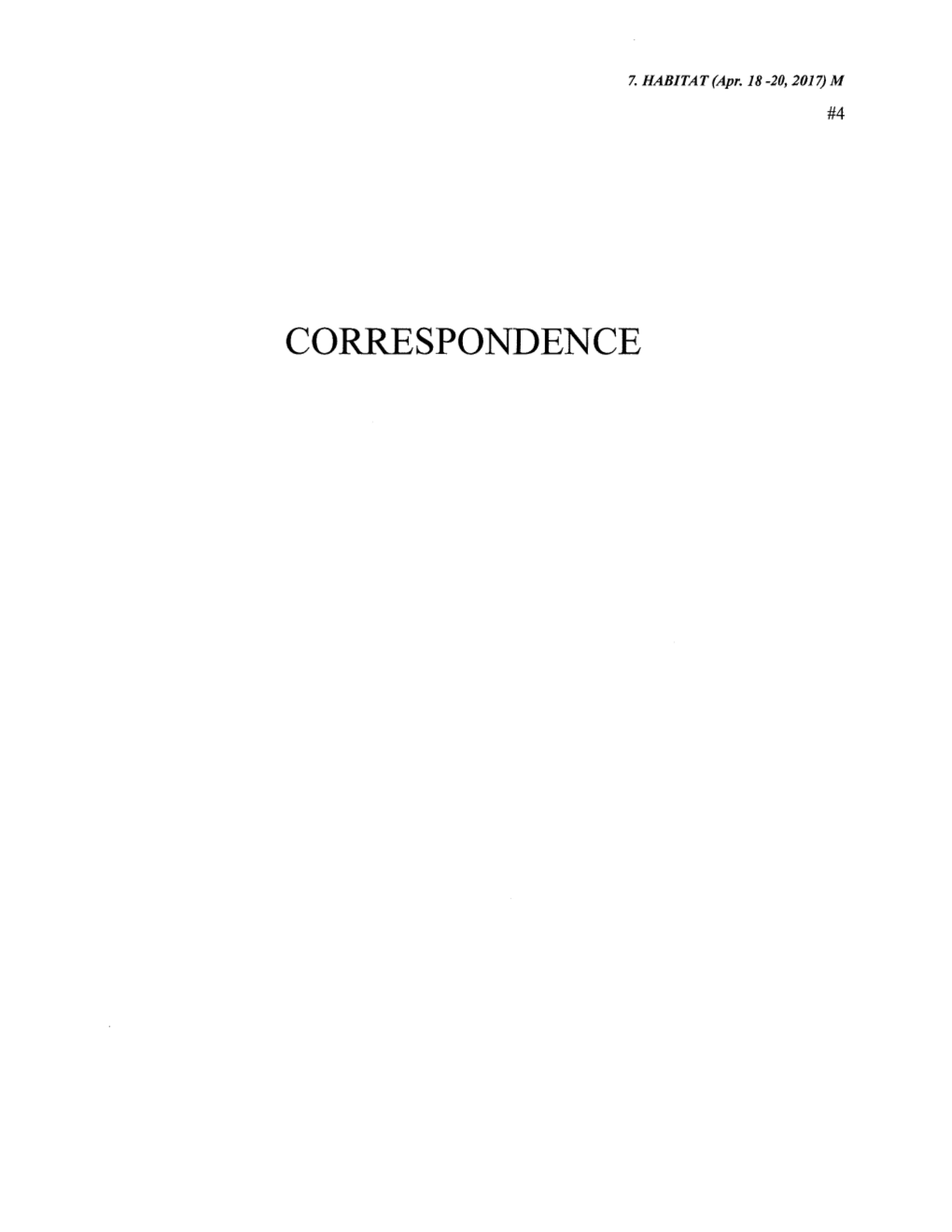 CORRESPONDENCE New England Fishery Management Council 50 WATER STREET I NEWBURYPORT, MASSACHUSETTS 01950 I PHONE 978 465 0492 I FAX 978 465 3116 John F