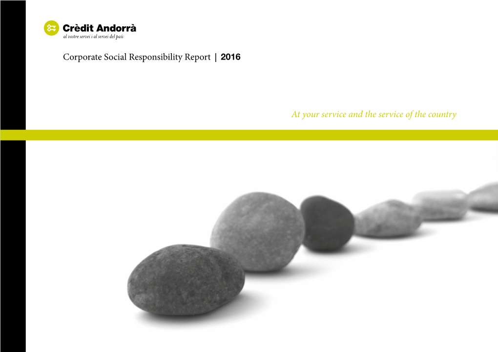 Corporate Social Responsibility Report | 2016