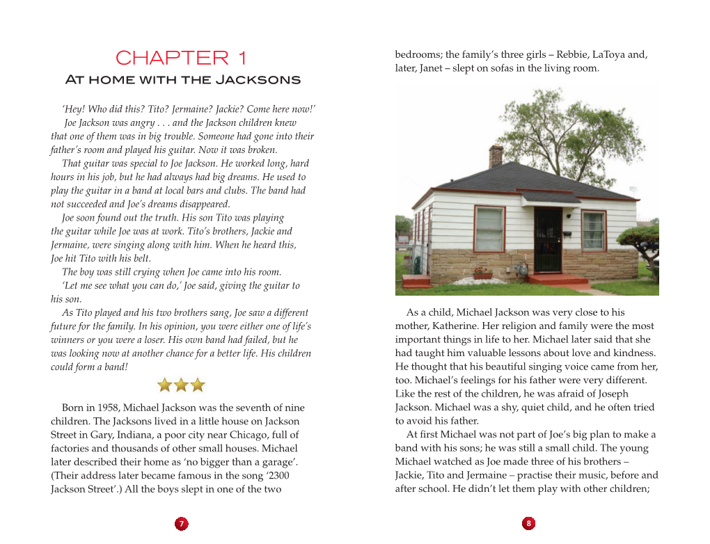 CHAPTER 1 Bedrooms; the Family’S Three Girls – Rebbie, Latoya And, Later, Janet – Slept on Sofas in the Living Room