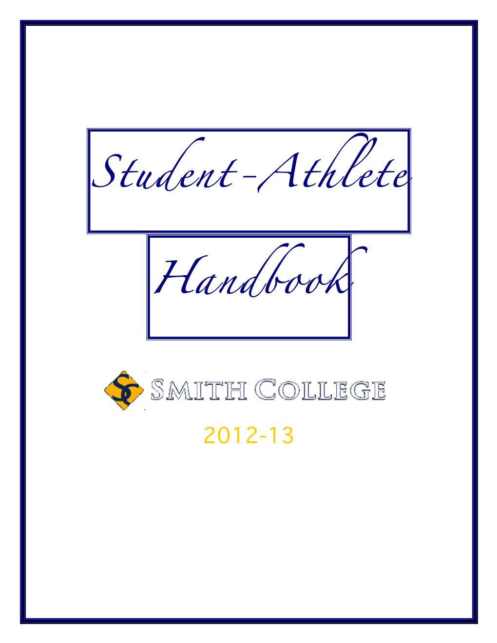 Student-Athlete Handbook