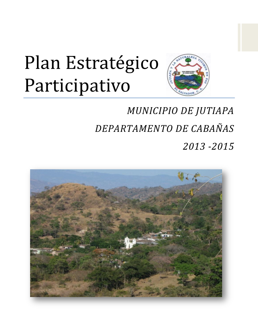 Plan Estrategico Participativo 2013 2015