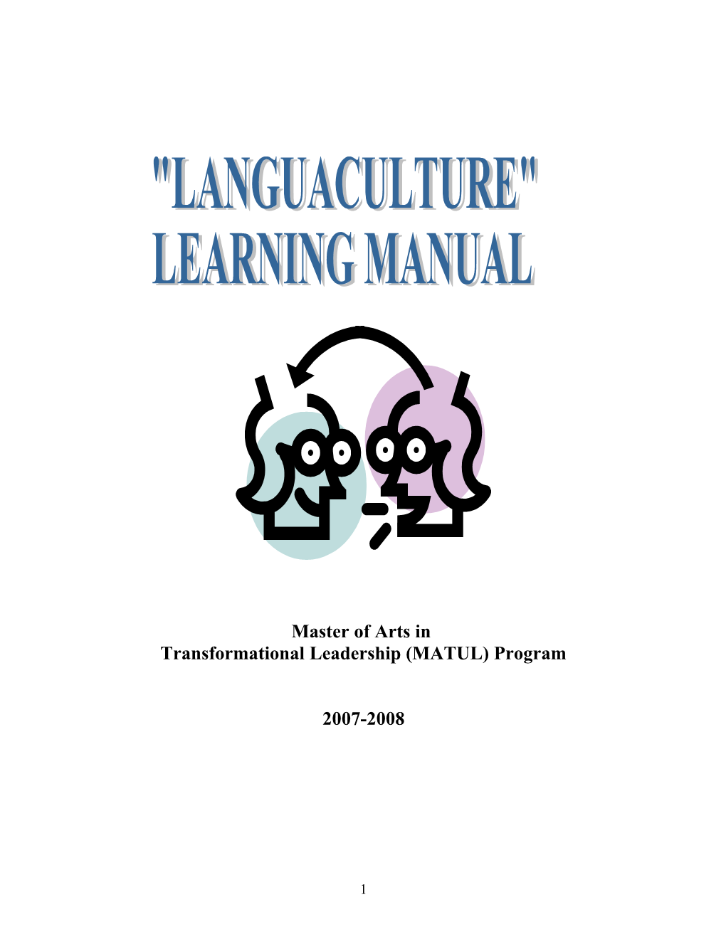 TUL505 Cult Lrng Manual