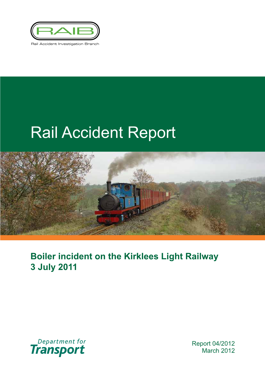 Rail Accident Report