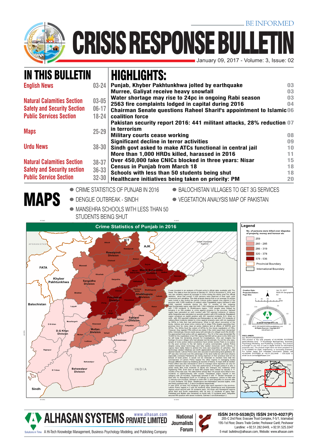 Crisis Response Bulletin