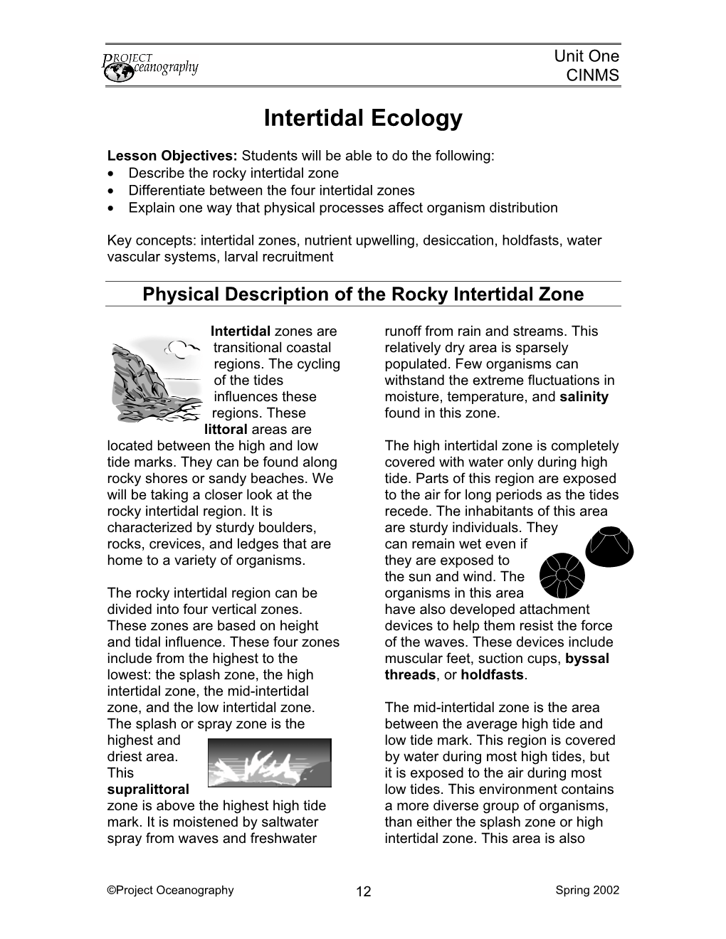 CINMS: Intertidal Ecology