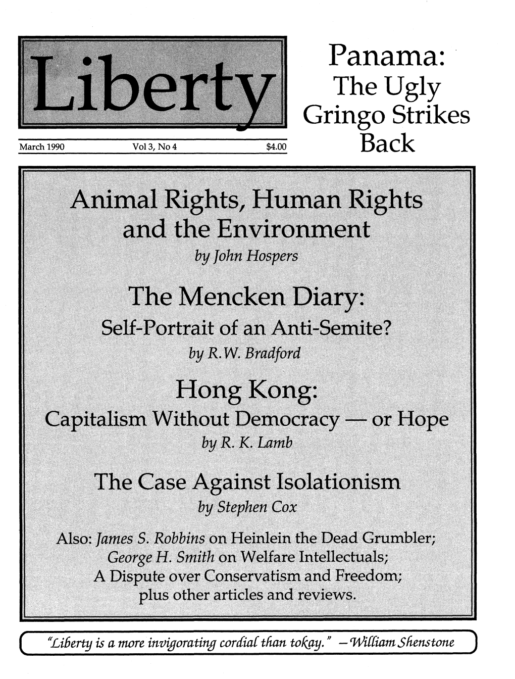 Liberty Magazine March 1990