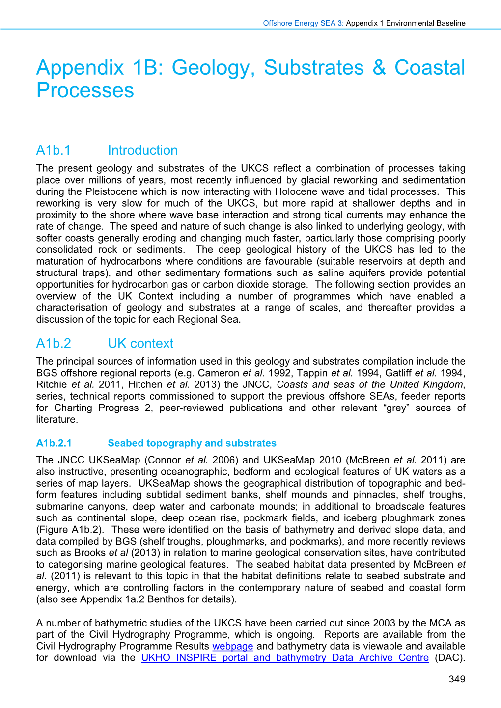 A1b Geolog, Substrates and Coastal Processes