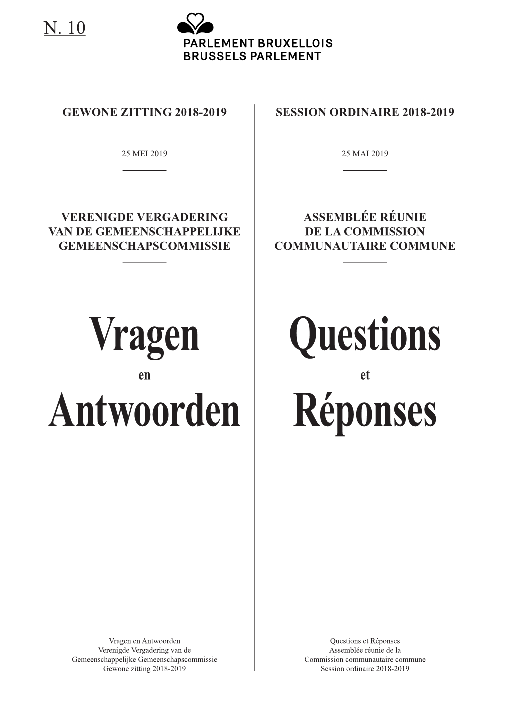 Vragen Questions Antwoorden Réponses