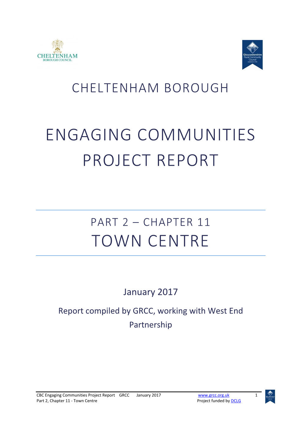 Engaging Communities Project Report Town Centre