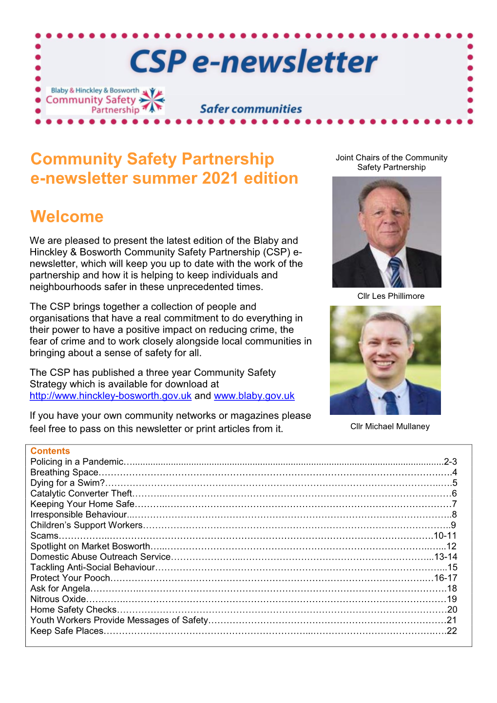 Summer 2021 CSP Newsletter.Pdf