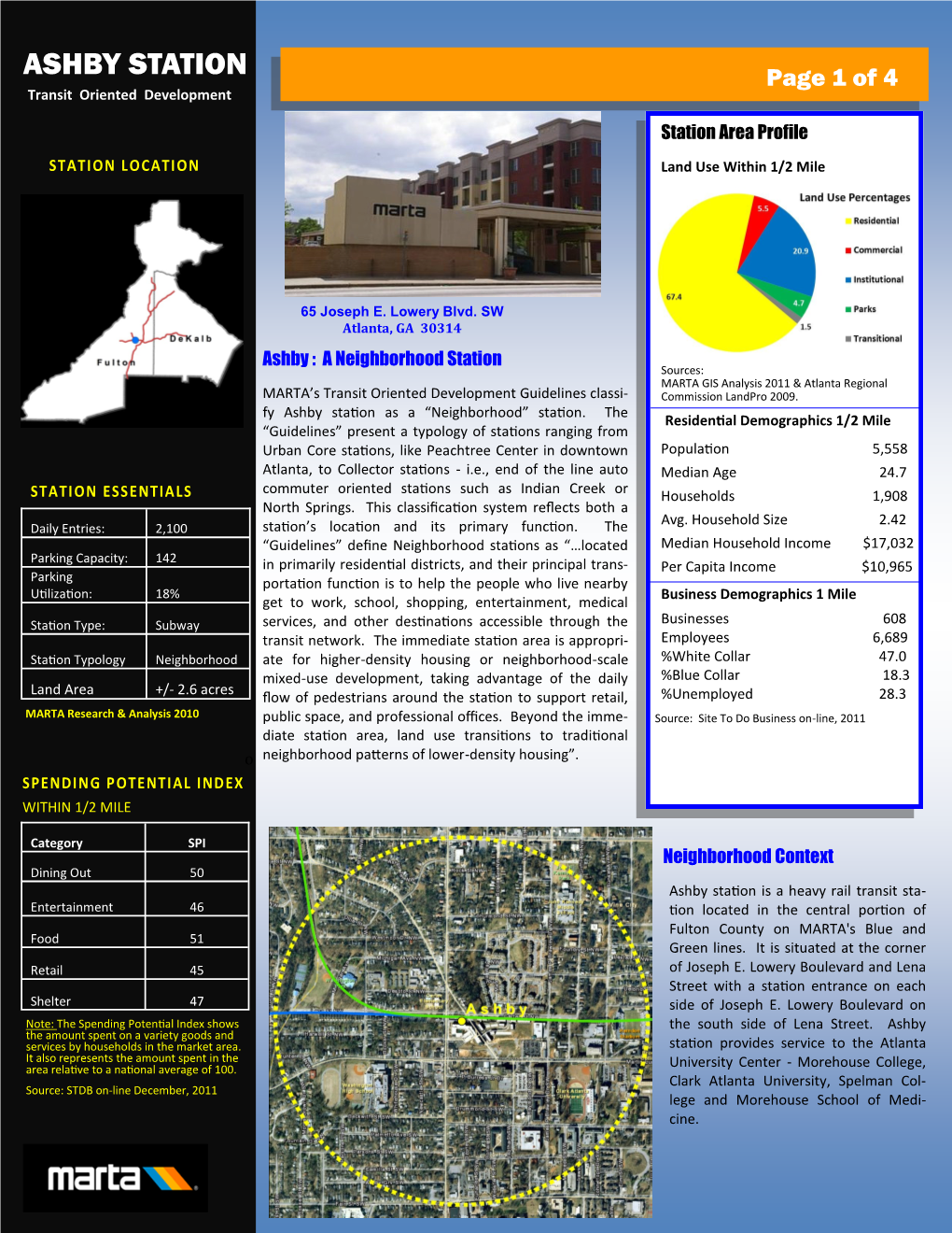 ASHBY STATION Page 1 of 4 Transit Oriented Development