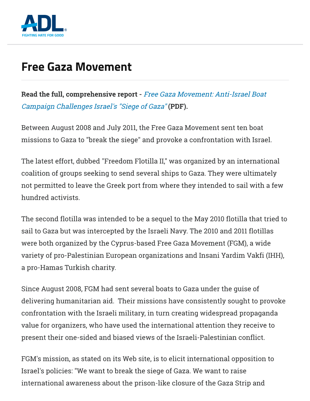 Free Gaza Movement