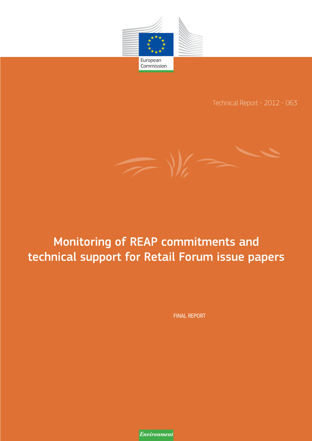 Monitoring of REAP Commitments and Technical Support for Retail Forum Issue Papers