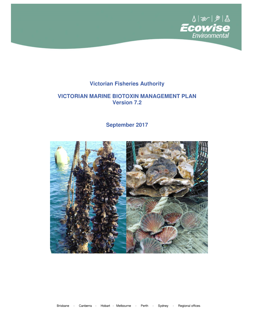 Victorian Marine Biotoxin Management Plan 2017