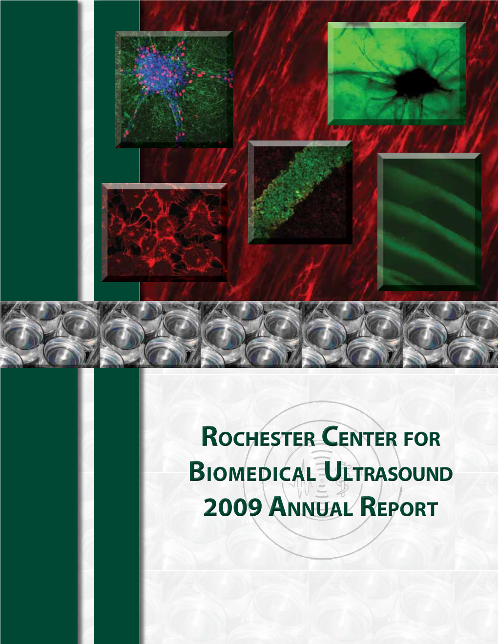 2009 Annual Report on the Cover RCBU Investigators Are Advancing the Use of Ultrasound in Tissue Engineering and Regenerative Medicine