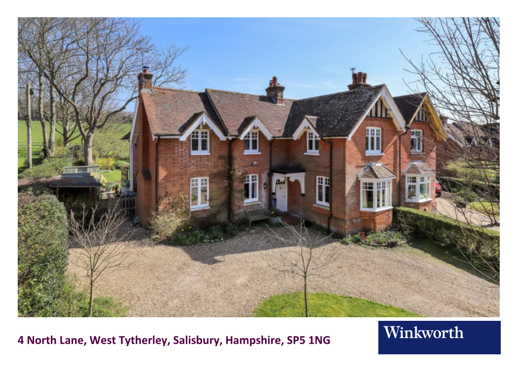 4 North Lane, West Tytherley, Salisbury, Hampshire, SP5 1NG