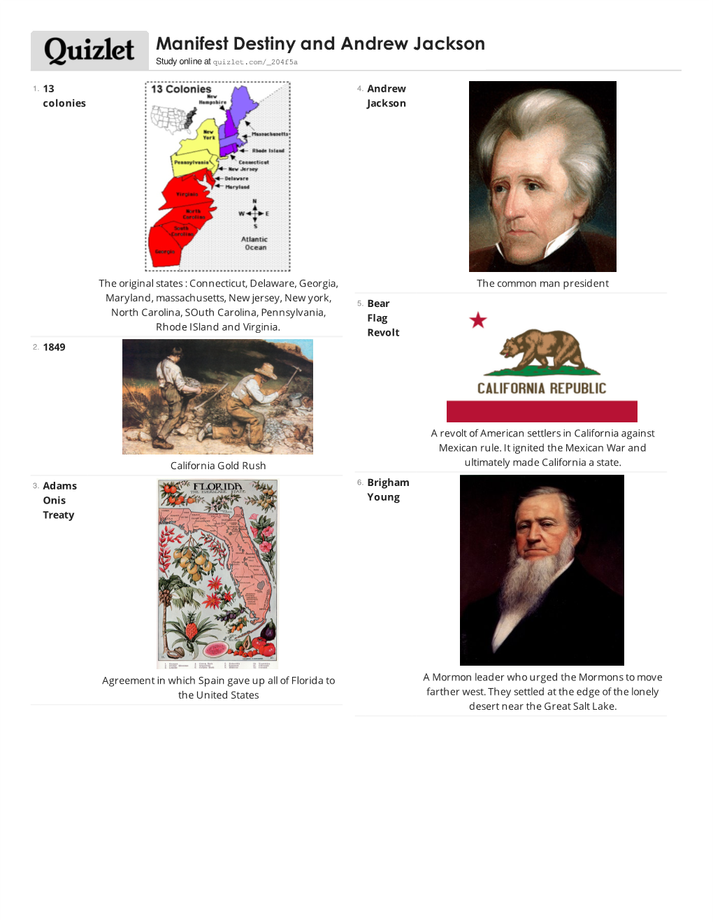 Print › Manifest Destiny and Andrew Jackson