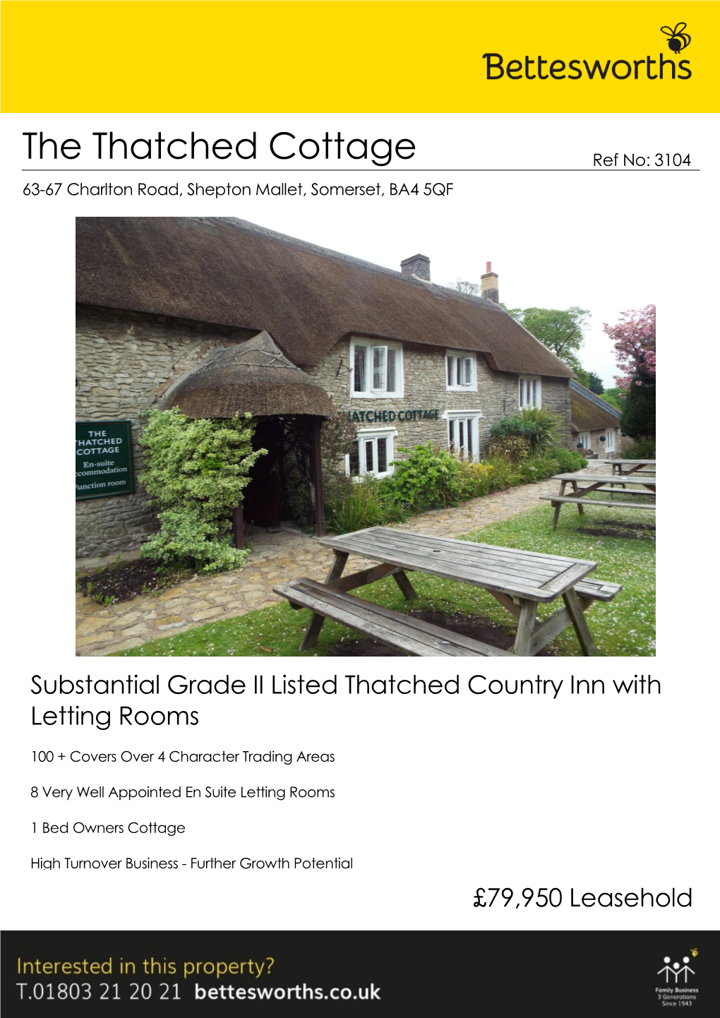 The Thatched Cottage Ref No: 3104
