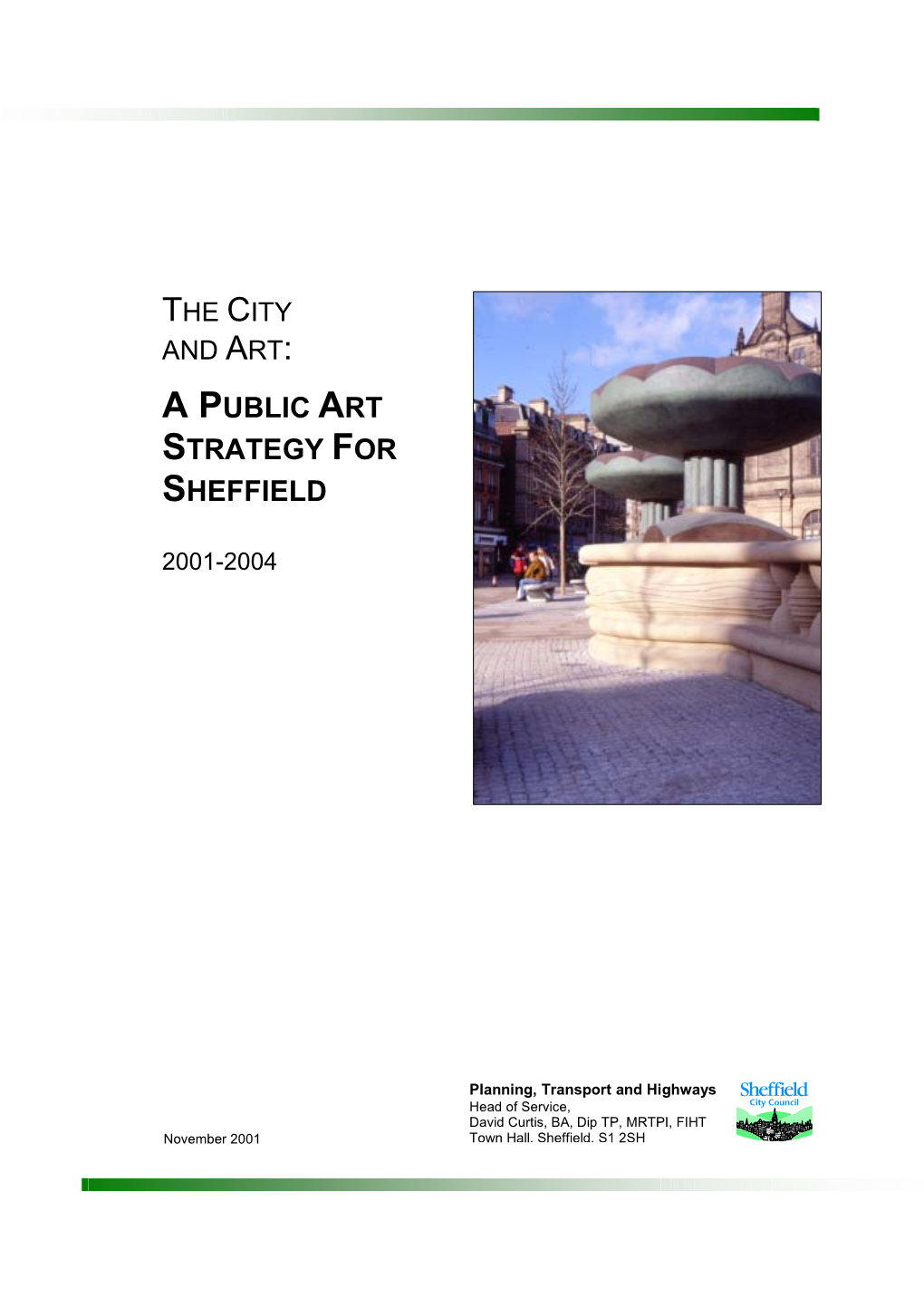 A Public Art Strategy for Sheffield