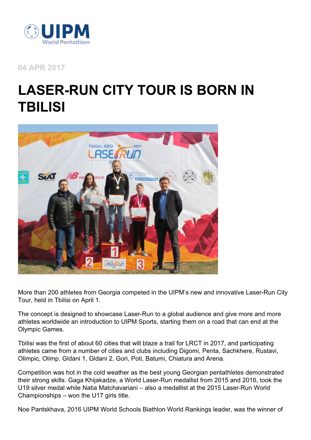 Laser-Run City Tour Is Born in Tbilisi