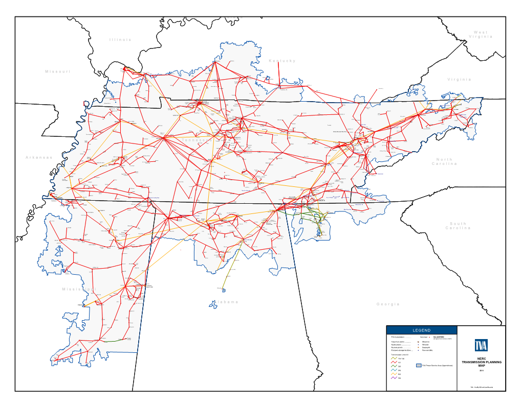 TVA Transmission Map 2011 R2.Pdf