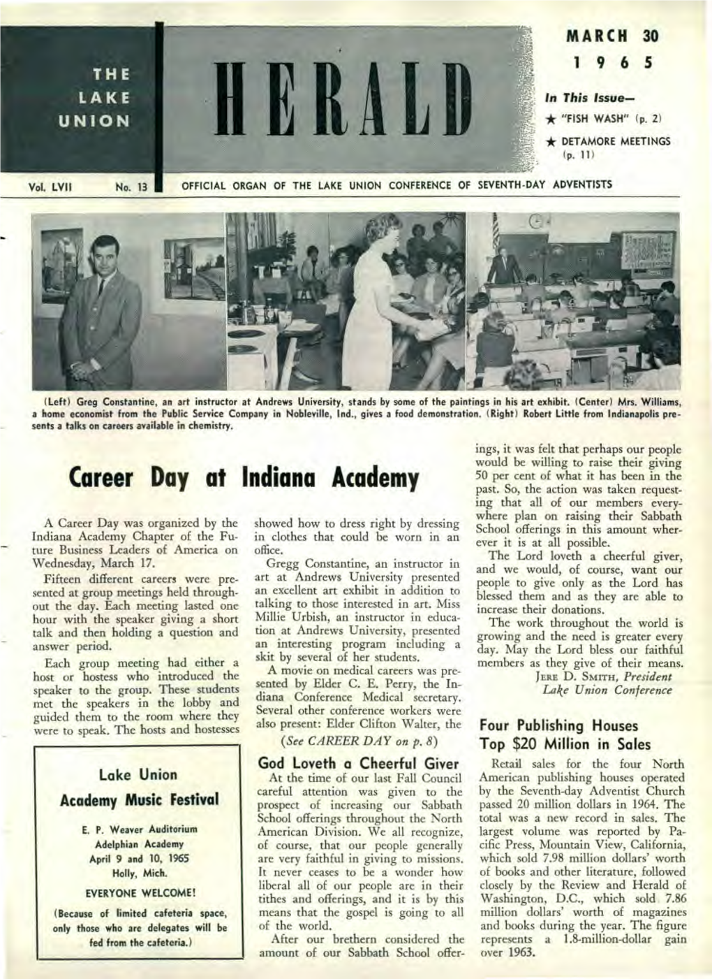 Career Day at Indiana Academy Past