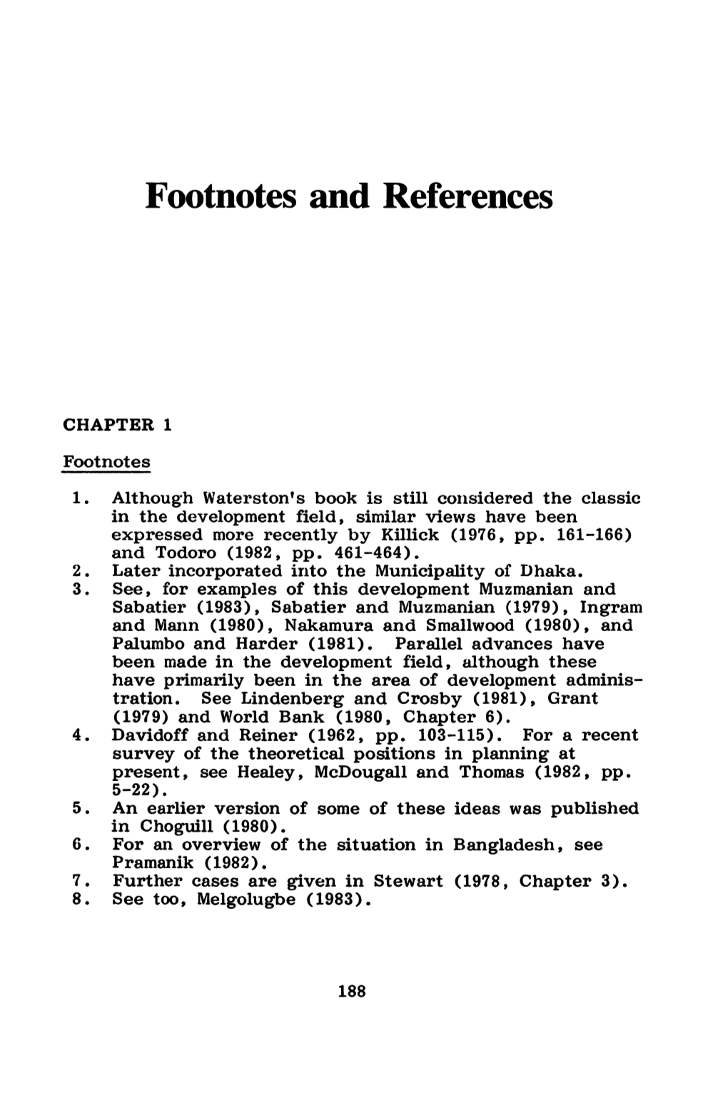 Footnotes and References