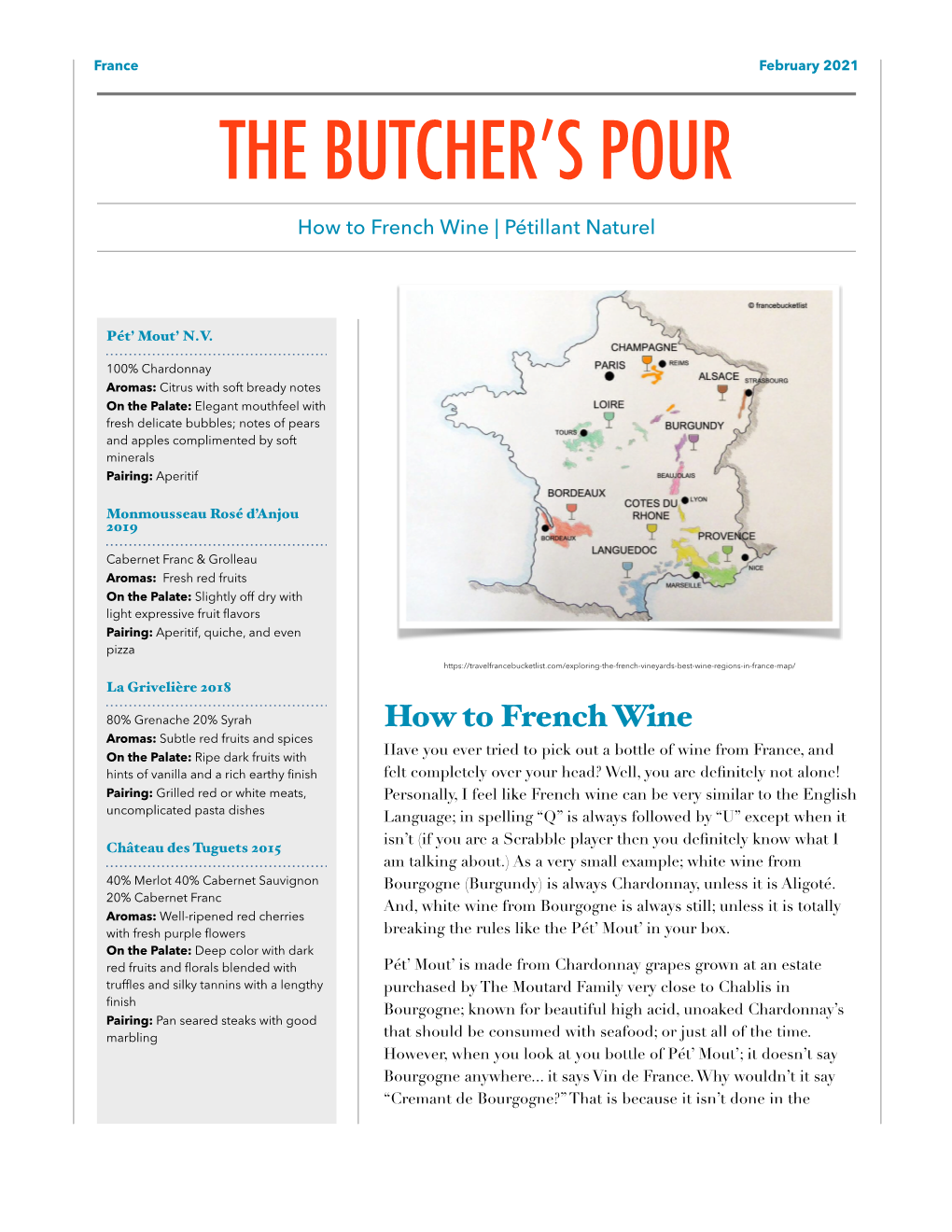 The Butcher's Pour February 2021