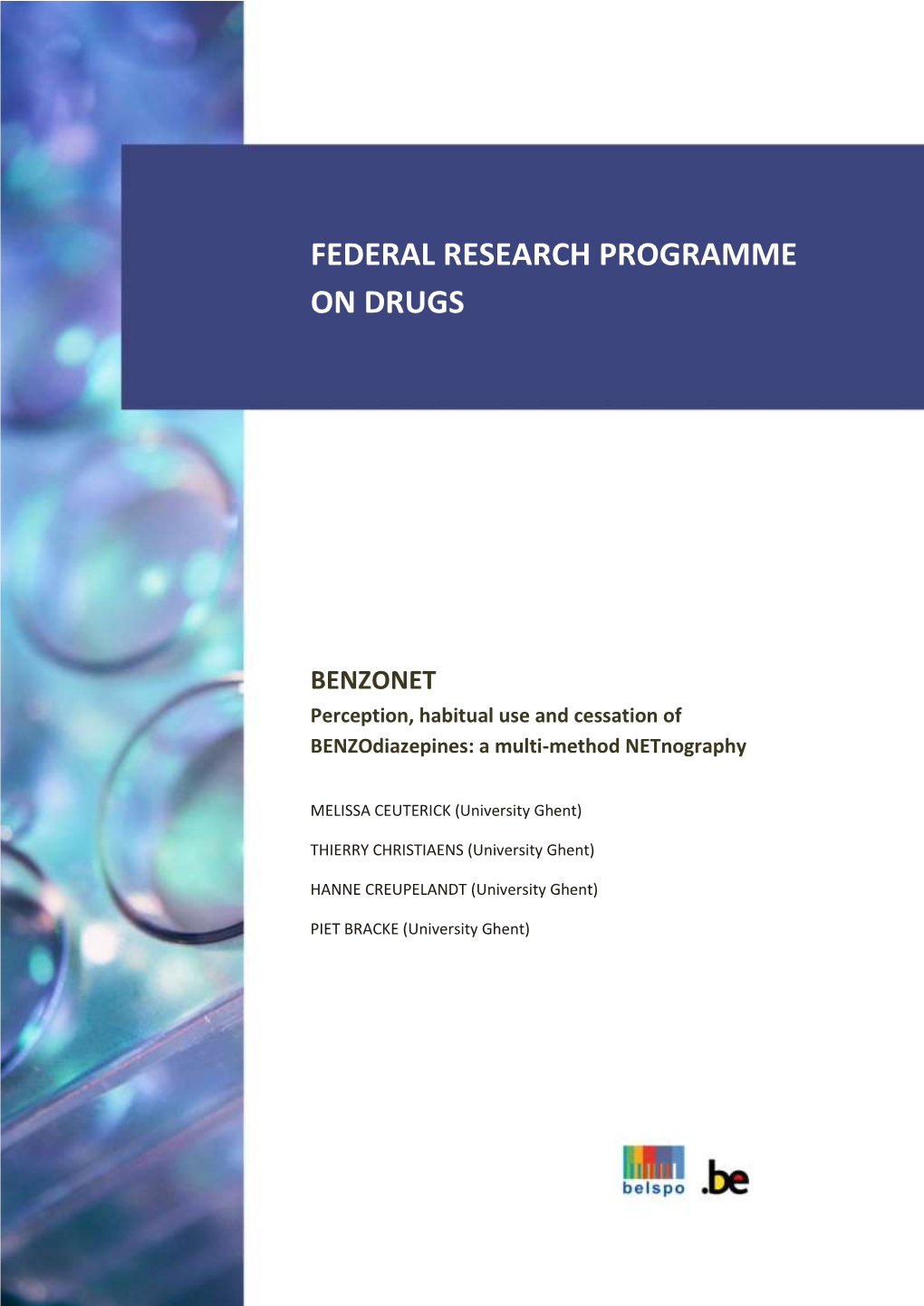 Federal Research Programme on Drugs